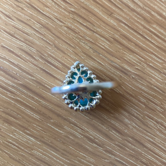 Kendra Scott Color Bar Ring Turquoise Size 5 - Discontinued Style - Picture 3 of 6